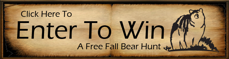 Enter to win Fall Bear Hunt